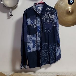 Long sleeves button up shirt